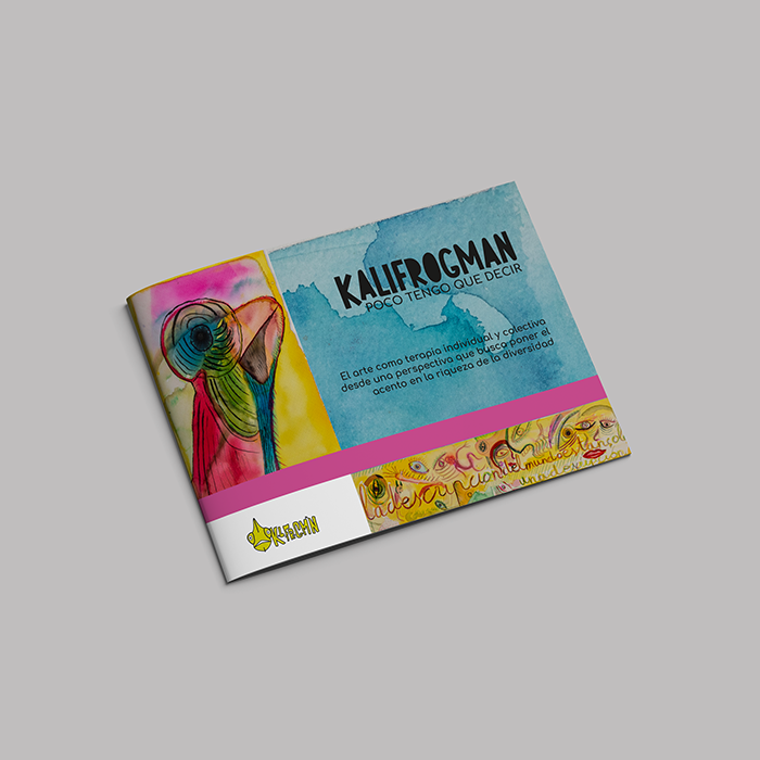 Portada del catálogo de la exposición Kalifrogman.