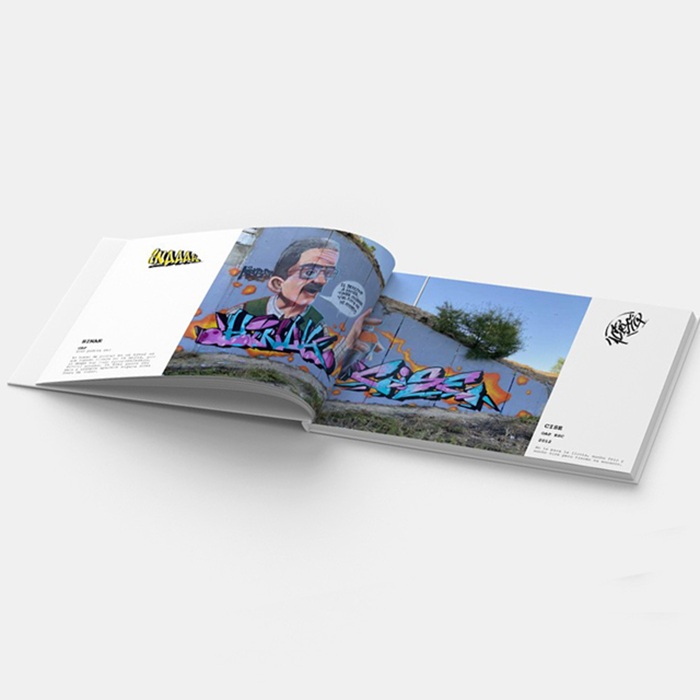 M40 Doble página interior del libro